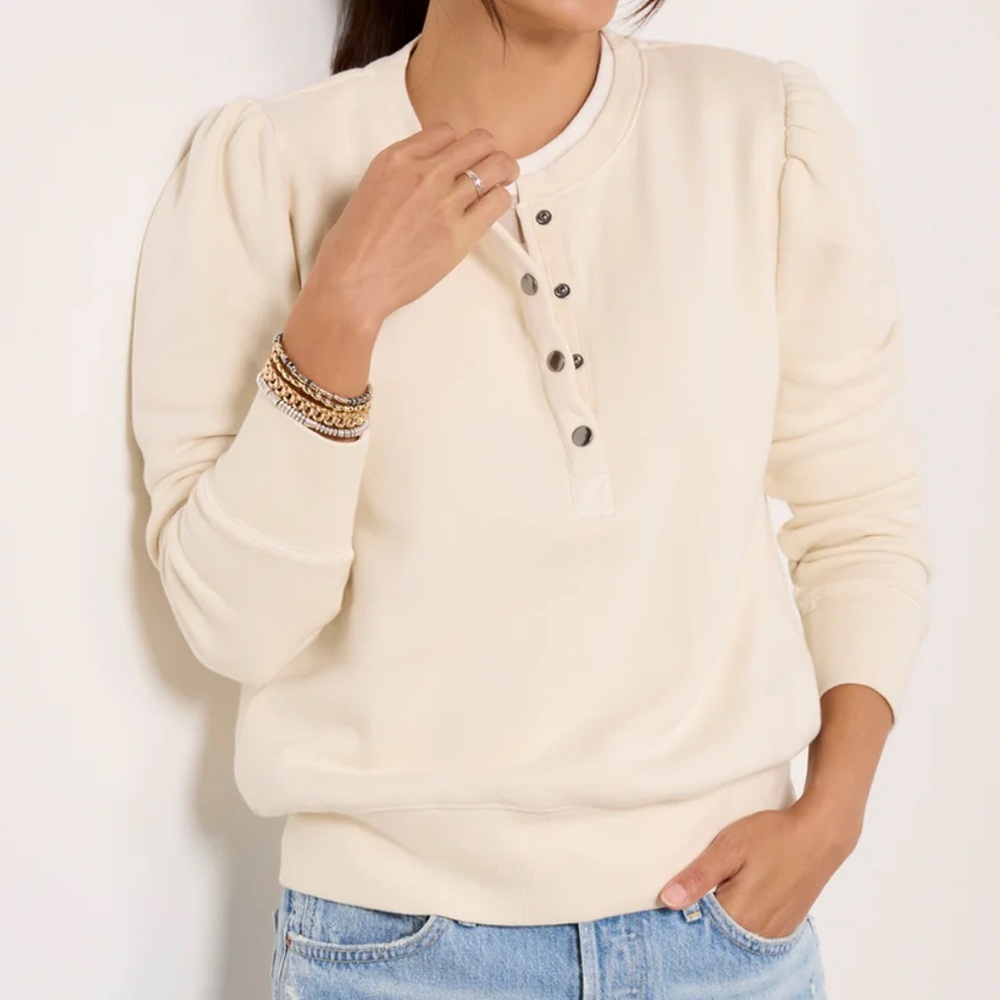 Evereve Roxy Henley Sweatshirt